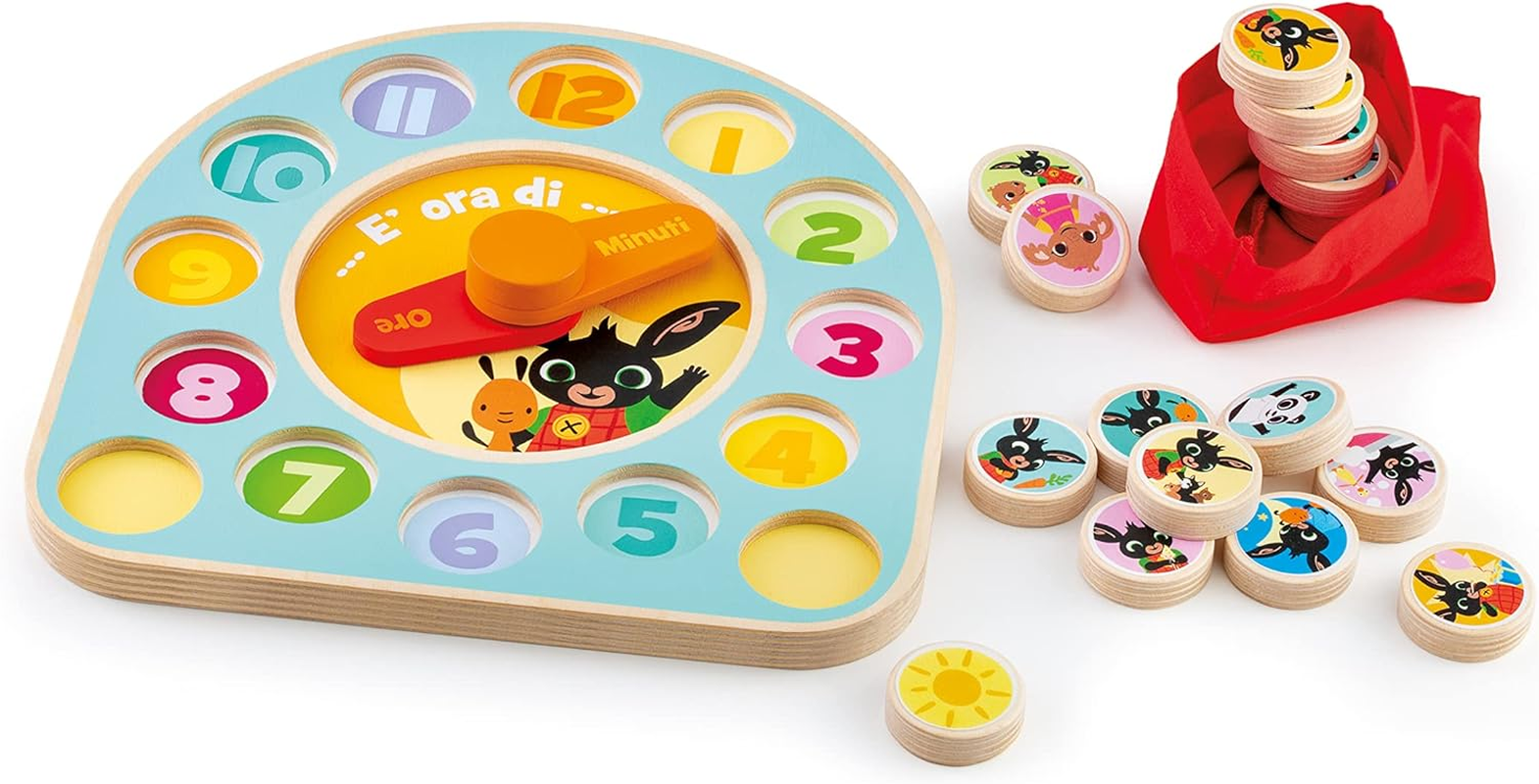 Trudi TUE65000 Bing Learning Clock, Multi-Colour image number 1