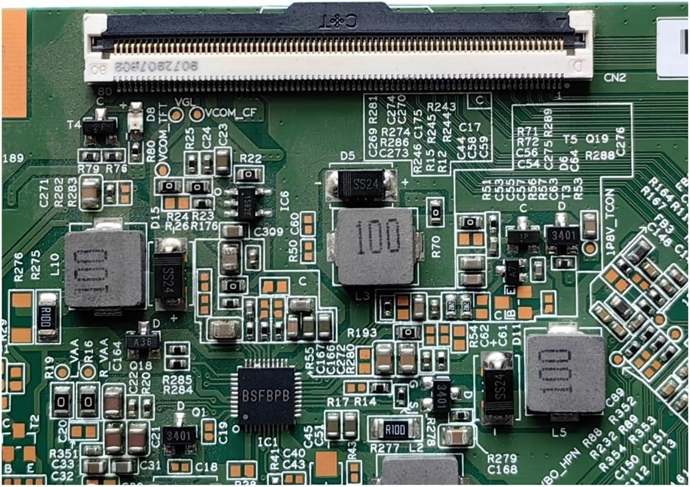 CV700U1-T01-CB-1 T-CON Board，Compatible for Samsung，70 INCH TV V705-H1 V705-G1 HZ70E3D 70R6290F 70R6270F RNSMU7036 ，Compatible for Logic， Board 70PUS6504/12 image number 1