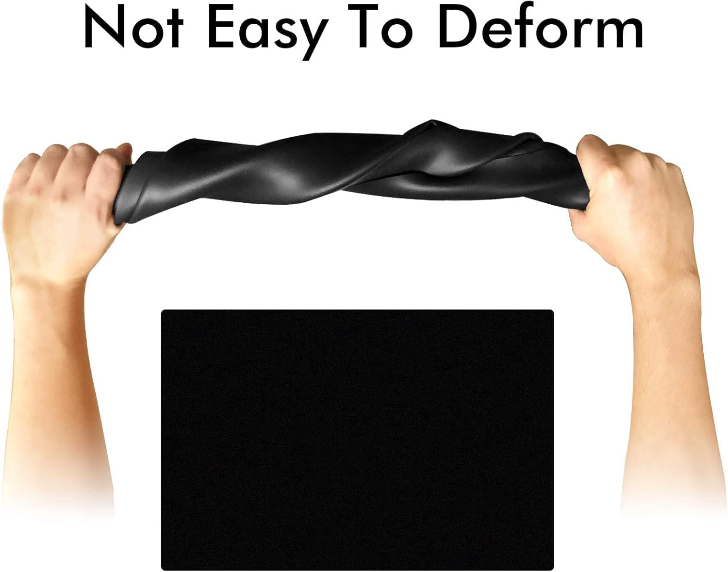 Pinrui Silicone Mat 60Cm X 40Cm (Black), Kitchen Bench Top Protector, Kitchen Mats Non-Slip, Countertops Protector for Kitchen & Crafts, Easy to Clean for Portable Stove, Coffee Maker, DIY(2 PCS) image number 2