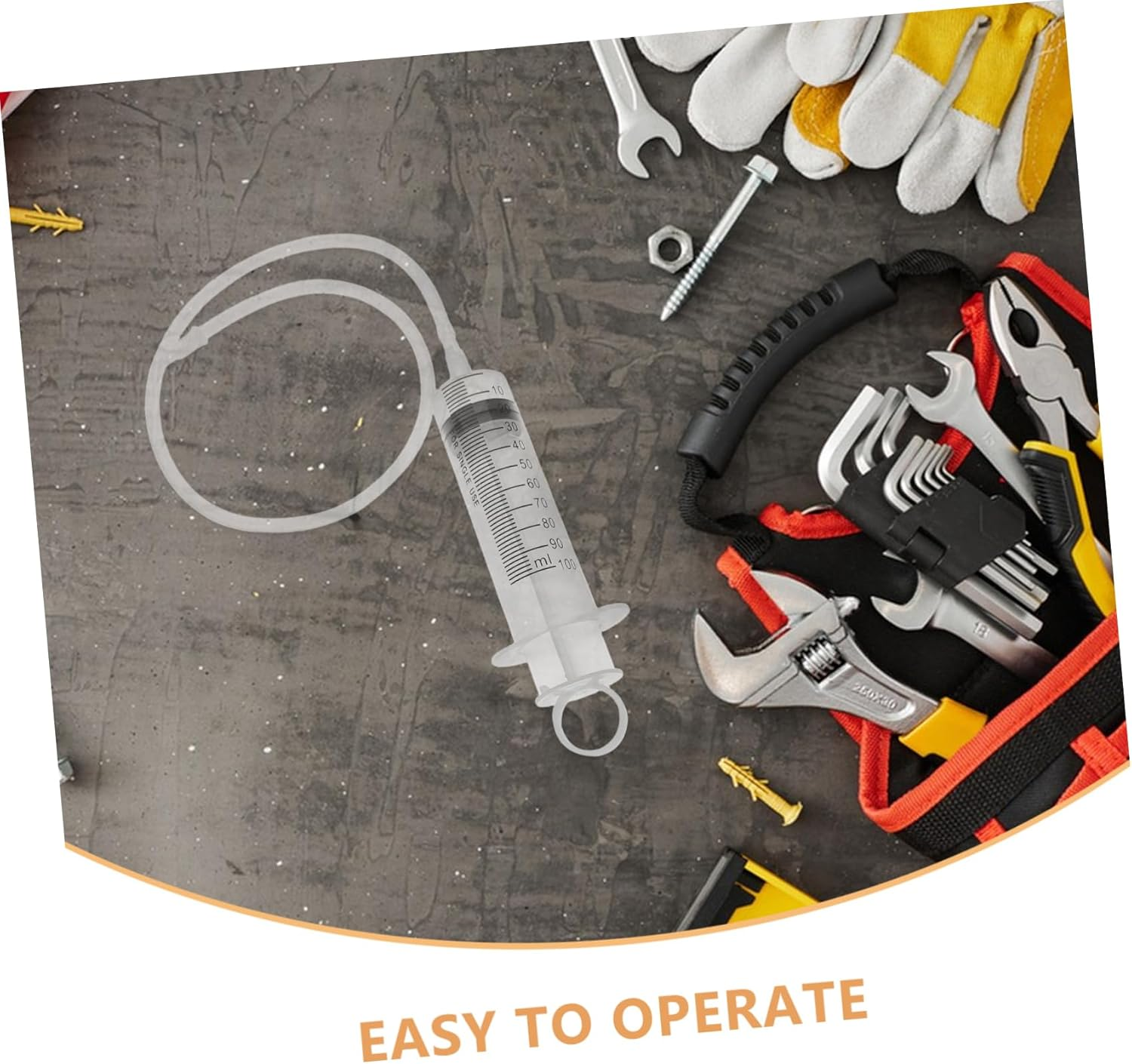 Mikinona Oil Changer Brake Fluid Change Machine Oil Change Extractor for Car Caravan Maintenance Tool Kit image number 4