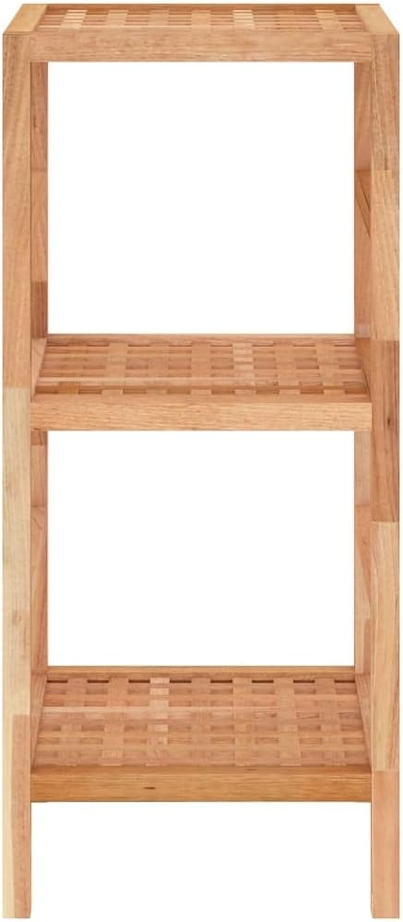 Bathroom Shelf 35.5X35.5X79 Cm Solid Wood Walnut Home Organisation image number 3