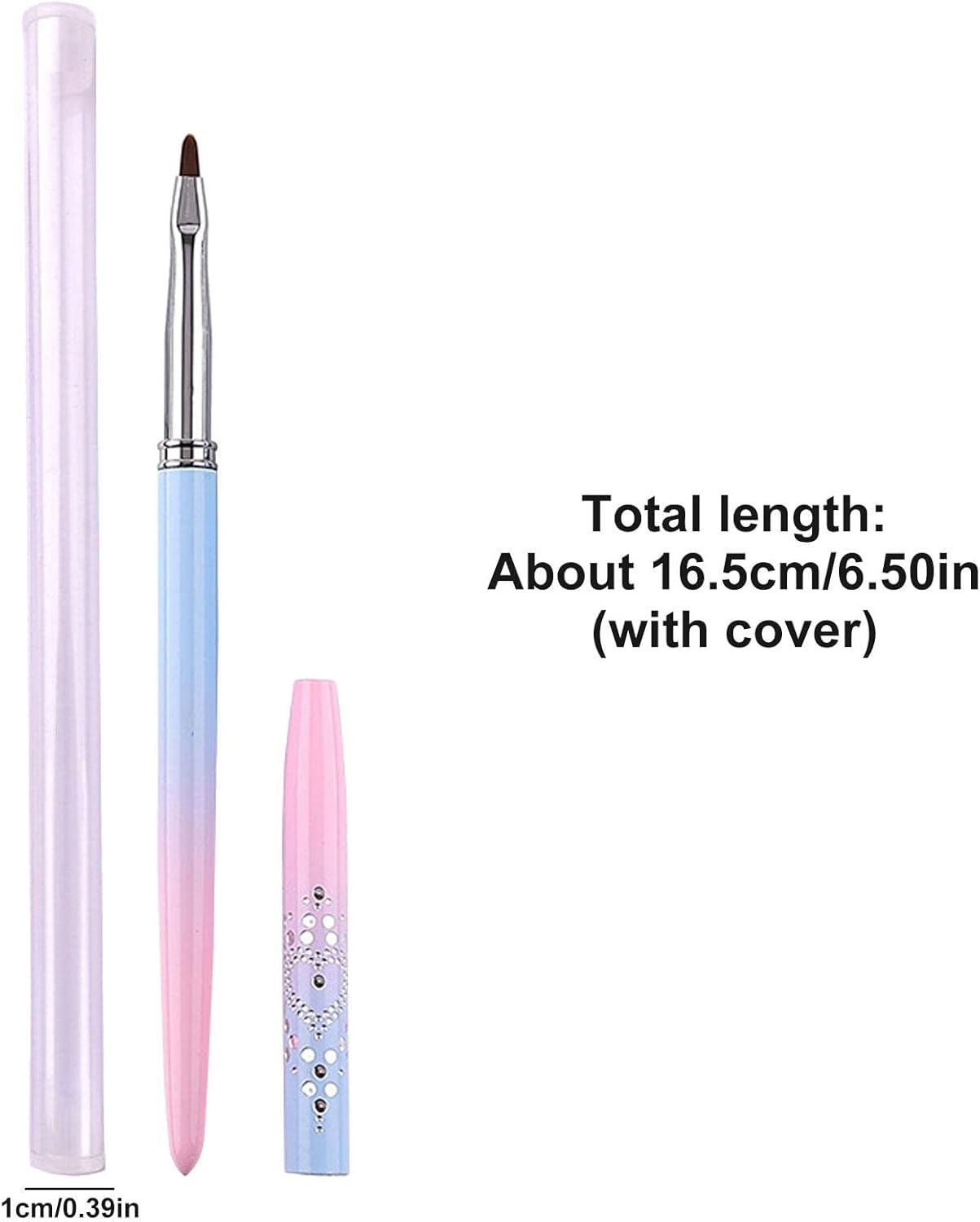 Nail-Rt Brushes - Nail Painting Tools, Nail-Rt Painting Tools for Salon, Uv Build Gel Brush, 1/15Pcs Nail-Rt Design Brushes, Poly Extension Gel Brush, Nail Design Brush, Nail Pen Painting Tools image number 1