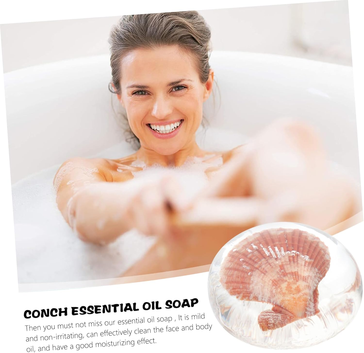 FRCOLOR Pc Acid Soap Face Cleansing Moisturizing Body Cleaning Essential Oil Soap image number 5