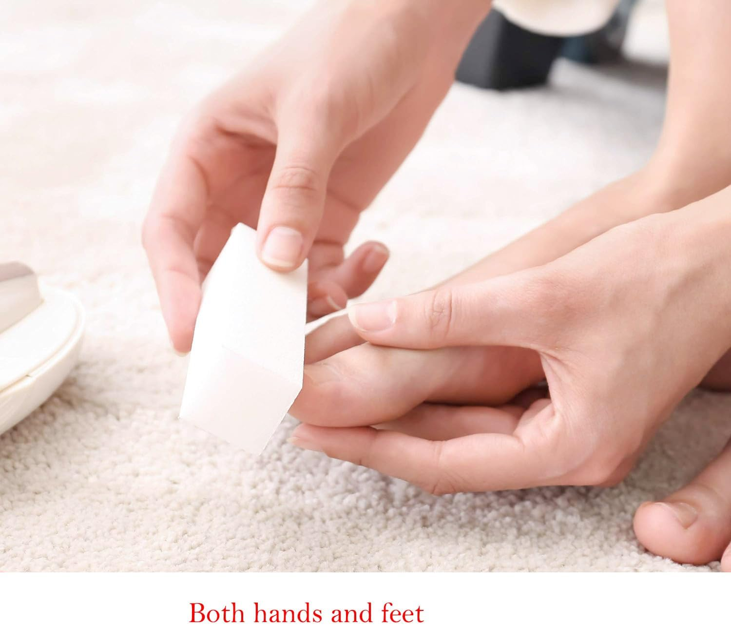 CJESLNA Nail Files and Buffers Professional Nail Art Tools Reusable Double Sided Emery Boards for Acrylic/Gel or Natural Nails (Orang 10Pcs) image number 3