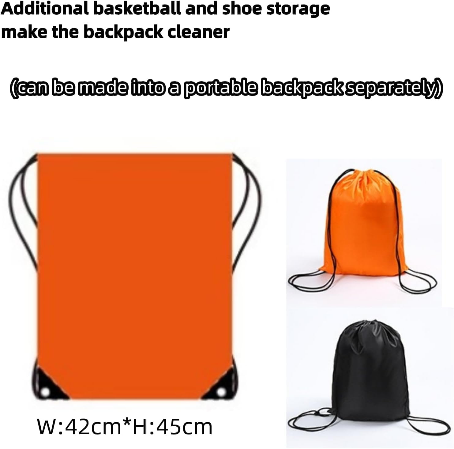 Basketball Backpack Large Sports Bag with Separate Ball Holder & Shoes Compartment, Best for Basketball, Soccer, Volleyball, Swim, Gym, Travel - Camouflage Blue image number 4