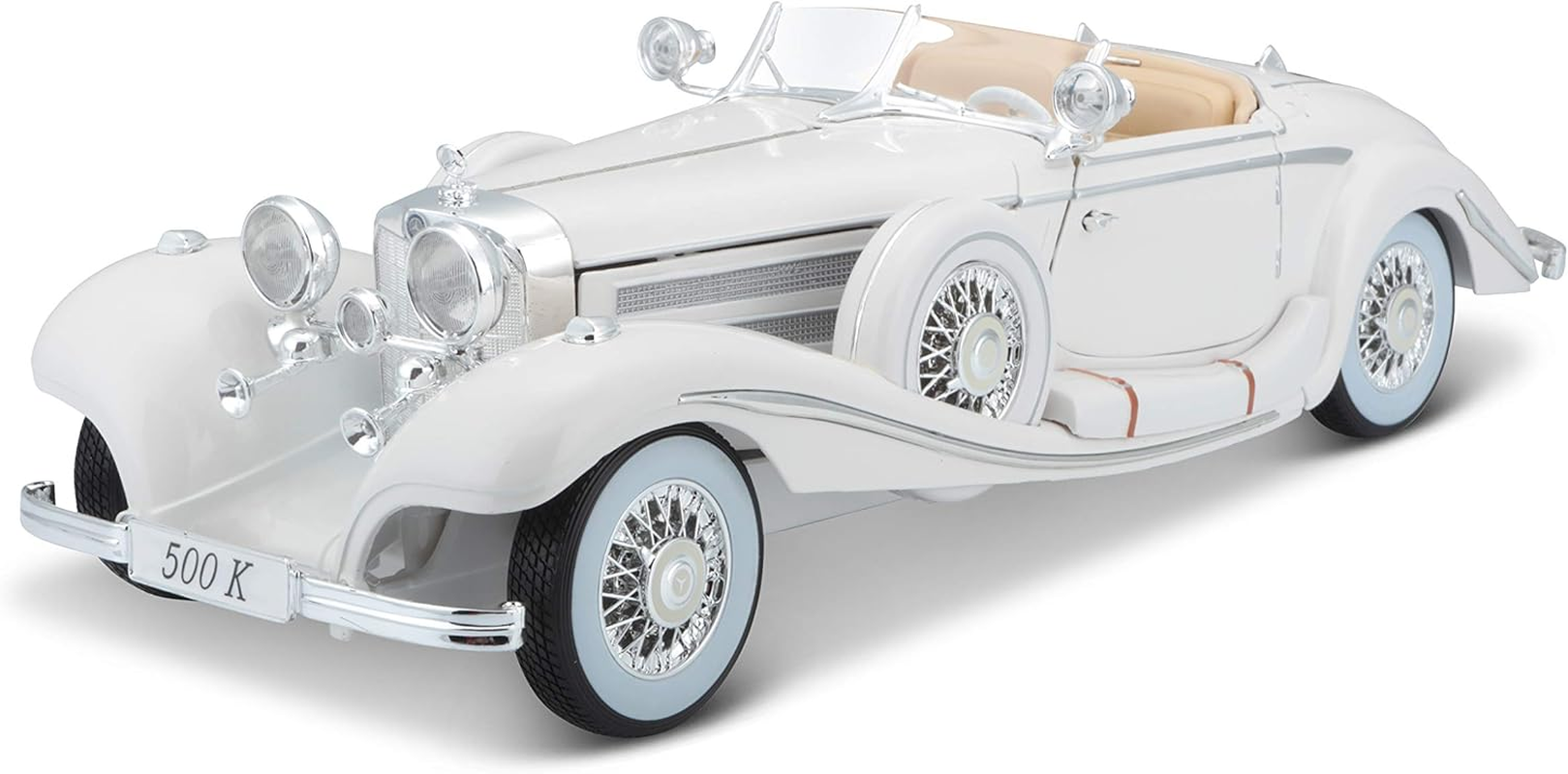 Maisto 1:18 Scale 1936 M-B 500 K Type Specialroadster Diecast Vehicle image number 1