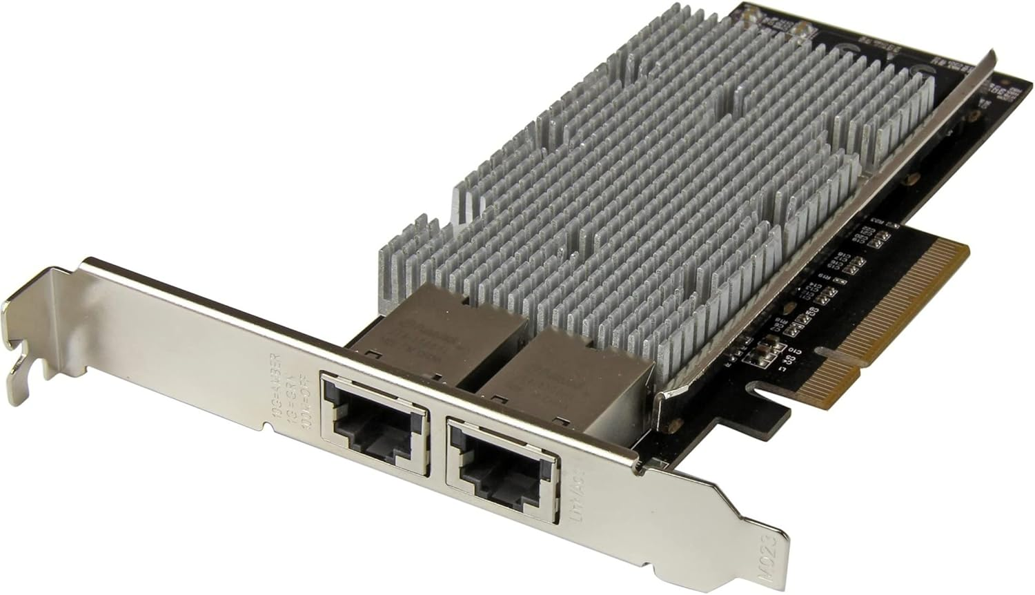 Startech.Com Dual Port 10G Pcie Network Adapter Card - Intel-X550At 10GBASE-T & NBASE-T PCI Express Network Interface Adapter 10/5/2.5/1Gbe Multi Gigabit Ethernet 5 Speed NIC LAN Card (ST10GPEXNDPI) image number 1