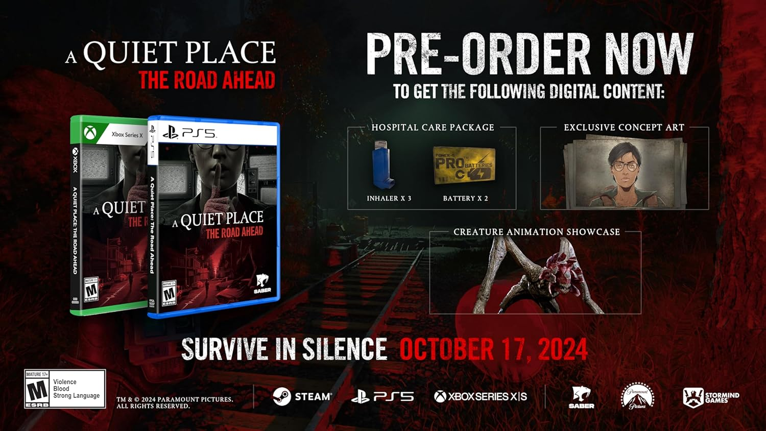 A Quiet Place: the Road Ahead - Playstation 5