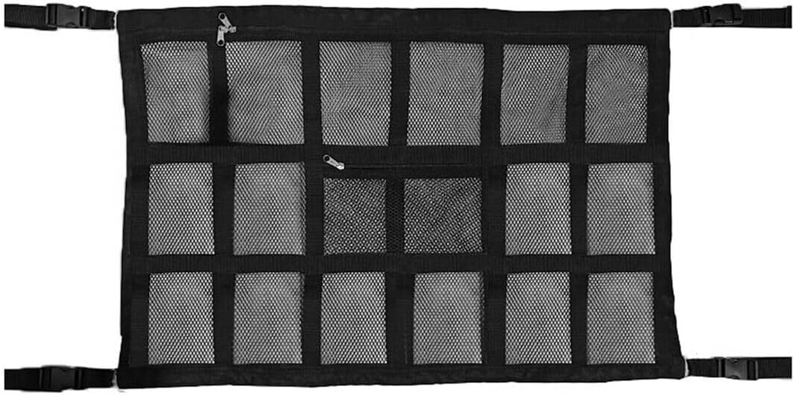 Riksam Car Ceiling Storage Net Car Roof Cargo Net Mesh Storage Bag Campervan image number 1