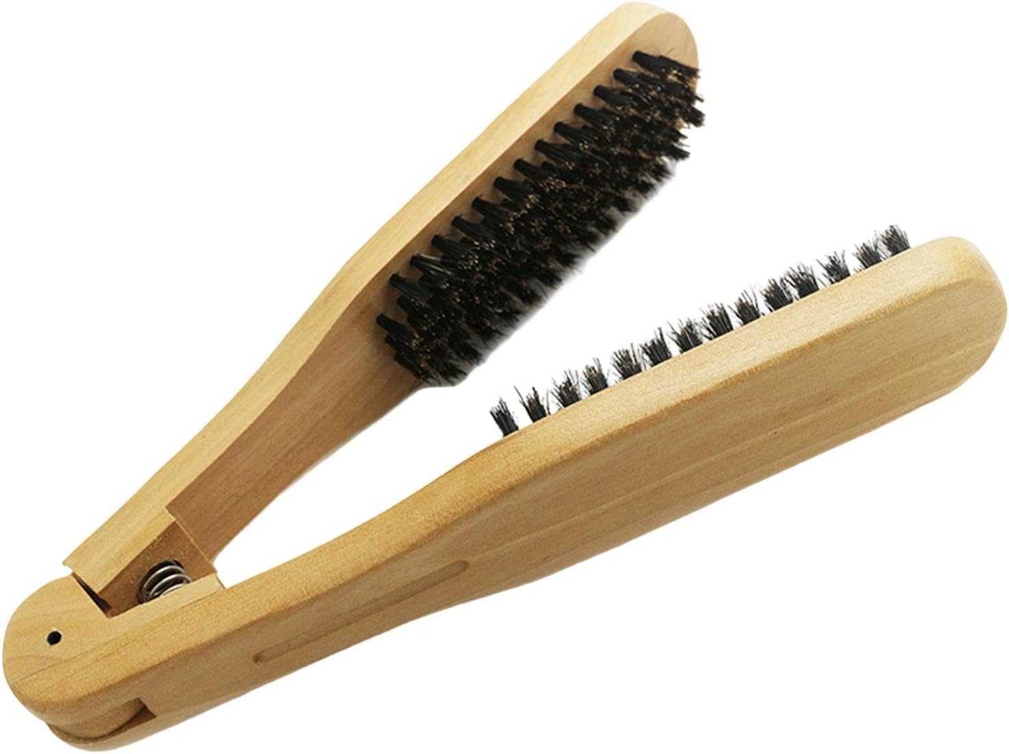 Perfeclan Hair Straightening to Use Hairbrush anti Static V Shaped Comb Clip image number 5