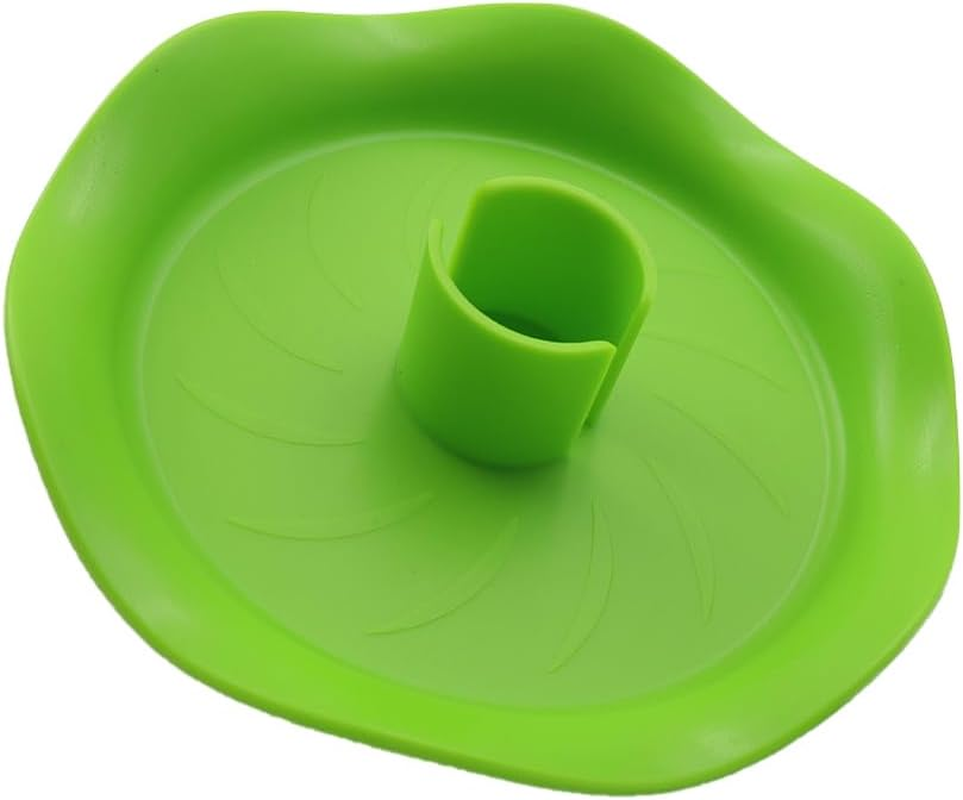 NUZAMAS Automatic Reptile Feeder Tortoises Dispenser with Bottle Reptile Water Dispenser Water Bowl Feeding Dish Feeding Accessories for Lizards Green