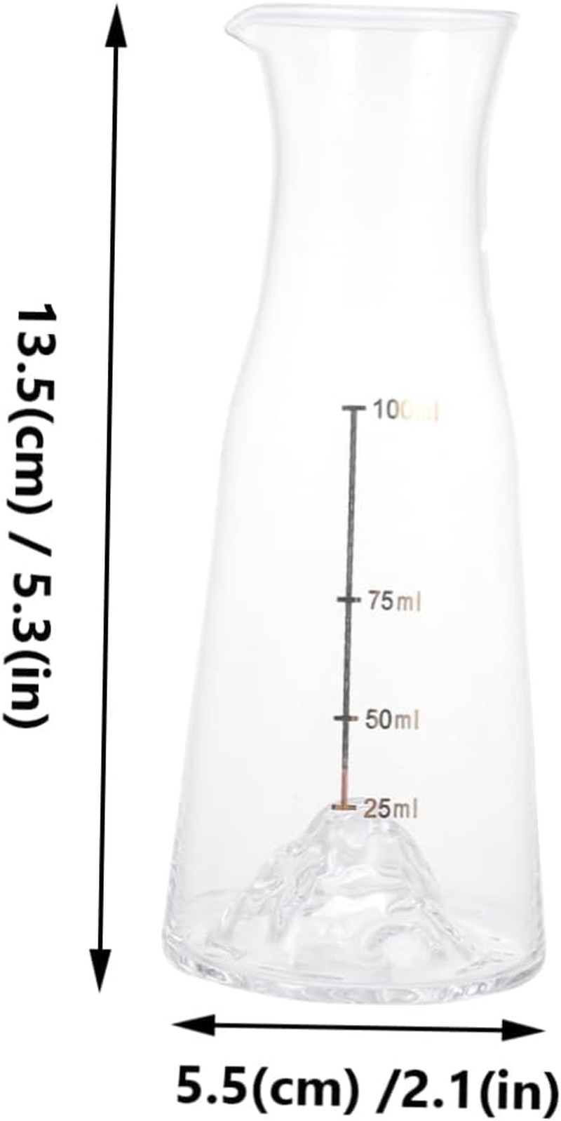 BIUDECO Handheld Wine Decanter Glass Wine Dispenser for Silky Smooth Pouring Easy to Clean and Practical Design image number 1