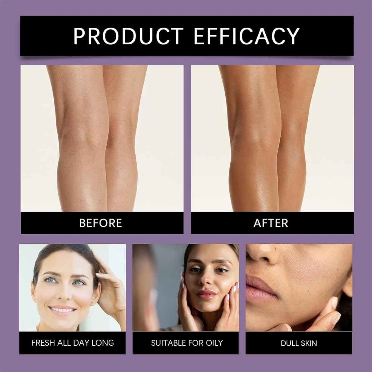 Beauty Body Coverage Perfector, All over Complexion Perfector, Waterproof Tattoo Cover up Makeup, Long-Lasting Natural Gloss Body Concealer (Natural) - Ivory image number 3