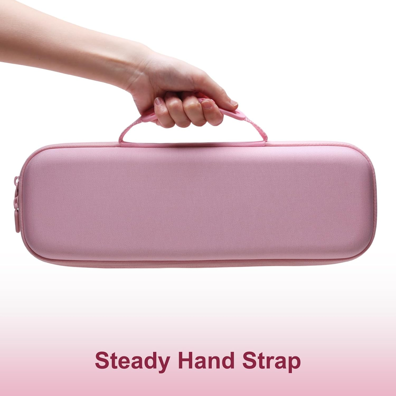 LTGEM Case Compatible with TYMO ROVY Beach Waves Curling Wand, Case Only (Pink) image number 1