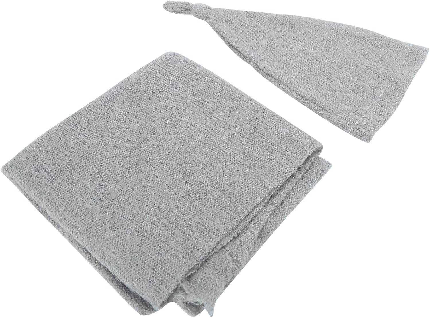 Photography Attire for Newborn Babies with a Hat and Knitting, Soft Fabric, for a Photo Shoot of the Newborn, 0-1 Months