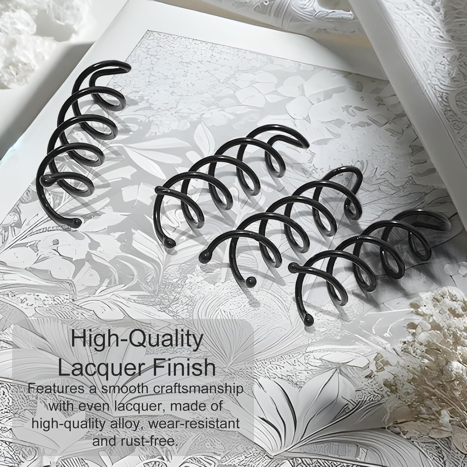 30-Piece Spiral Hair Pins, Twist Corkscrew Spin Pins with Non-Scratch Rounded Clips for Women'S Hair Styling DIY (Black) image number 6