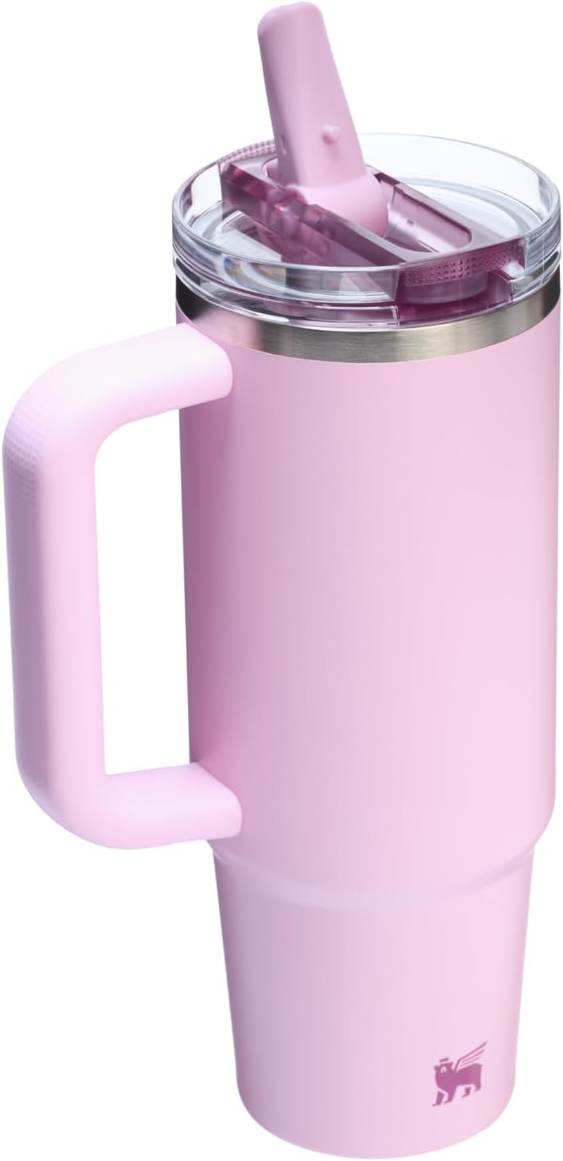 Stanley Quencher Protour Flip Straw Tumbler with Leakproof Lid 30 Oz | Built-In Straw and Handle | Cup Holder Compatible for Travel | Insulated Stainless Steel Cup | Bpa-Free | Cherry Blossom image number 2