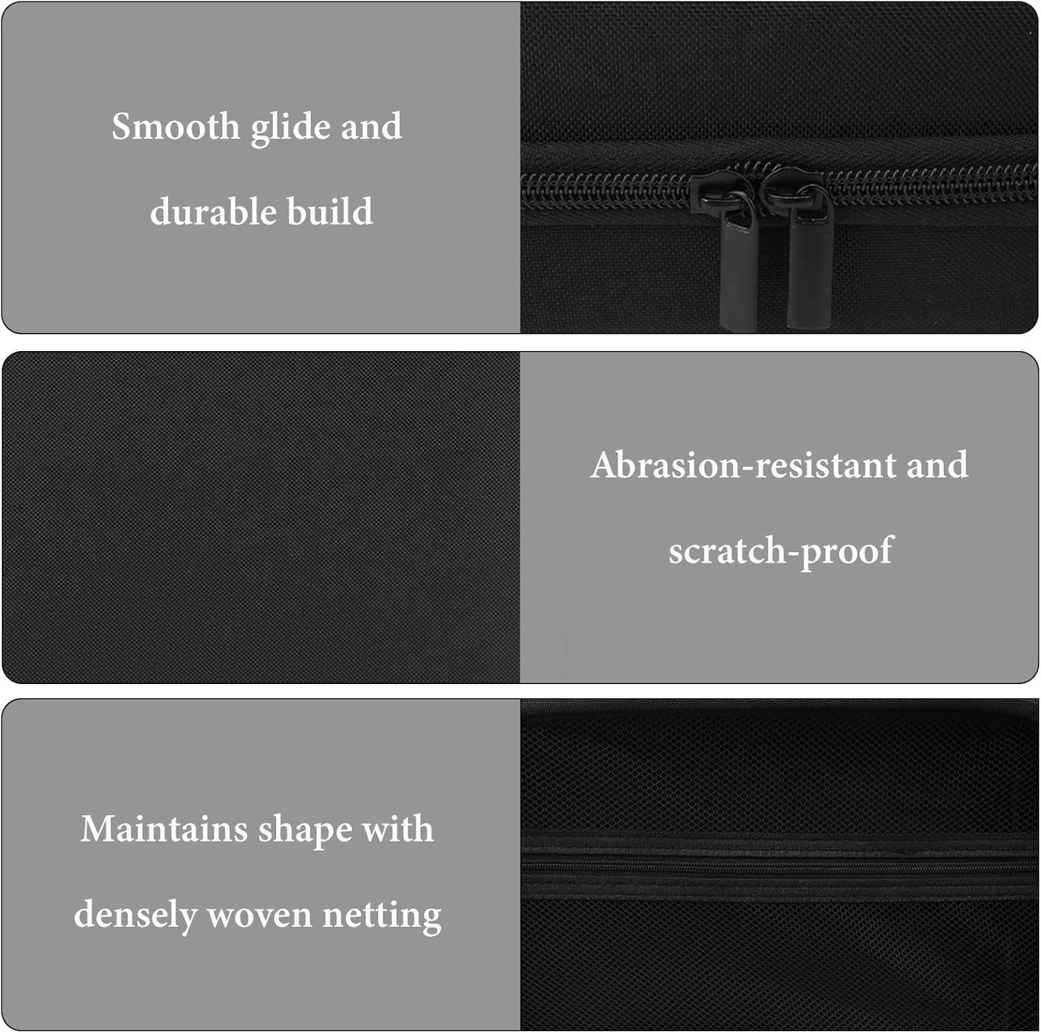 Geekria Two Controllers Travel Carrying Bag Compatible with Sony PS5 Dualsense, Dualshock 2/4, Xbox One, Series X, 8Bitdo Pro2, Protective Storage with Internal Mesh Pocket