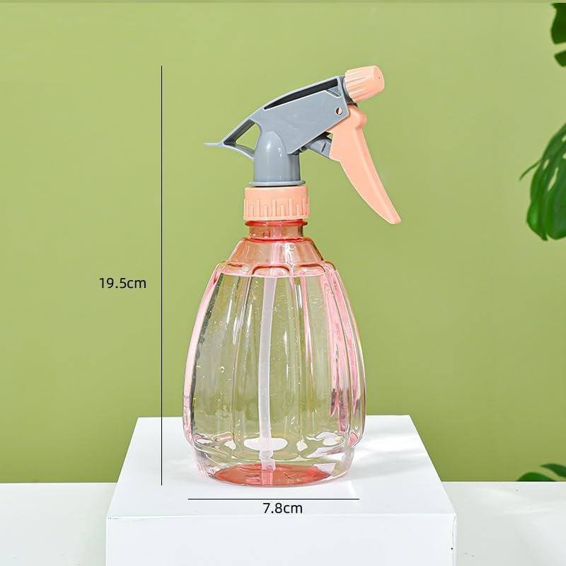 Spray Bottle for Disinfection of Alcohol Spray Bottle Garden Watering Device Water Bottle Pneumatic (Pink, 500Ml) image number 3