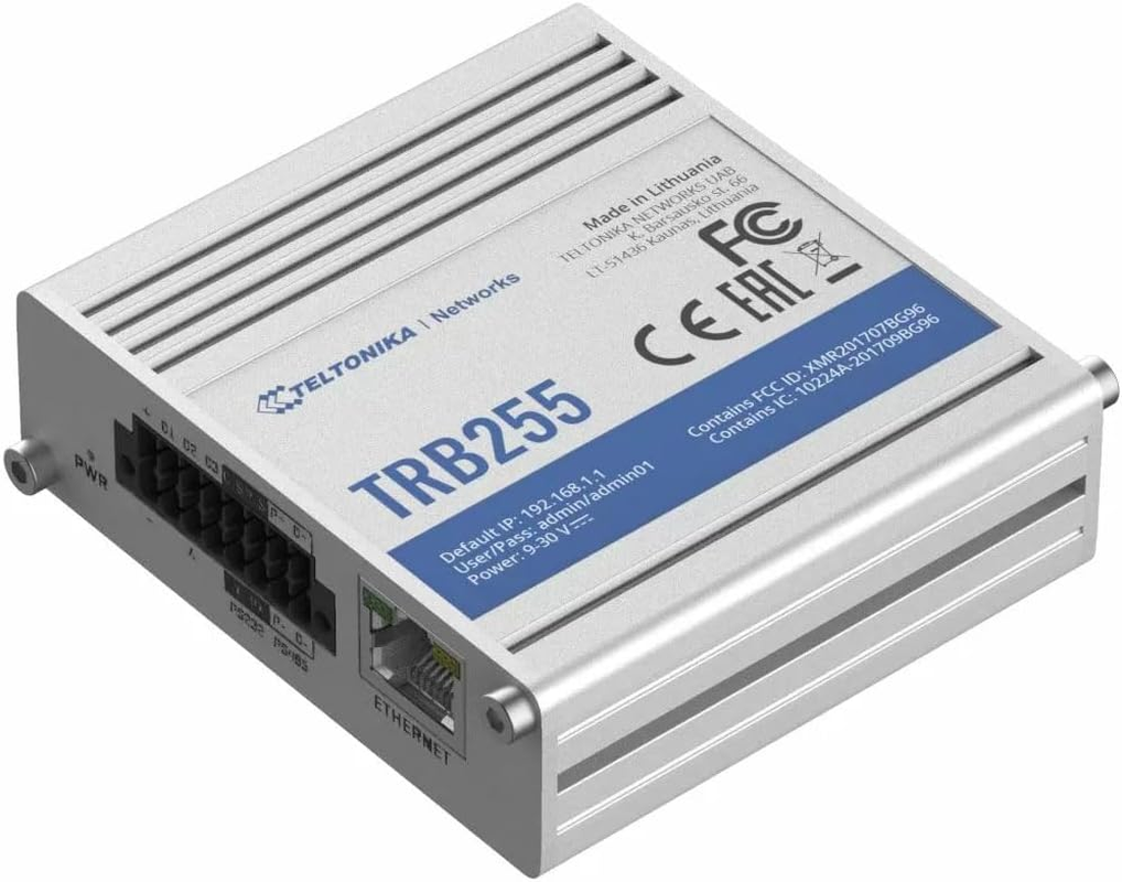 Teltonika TRB255 - Cat-M1/ Nb-Iot, Ethernet, RS232/RS485, Digital I/O, GPS image number 3