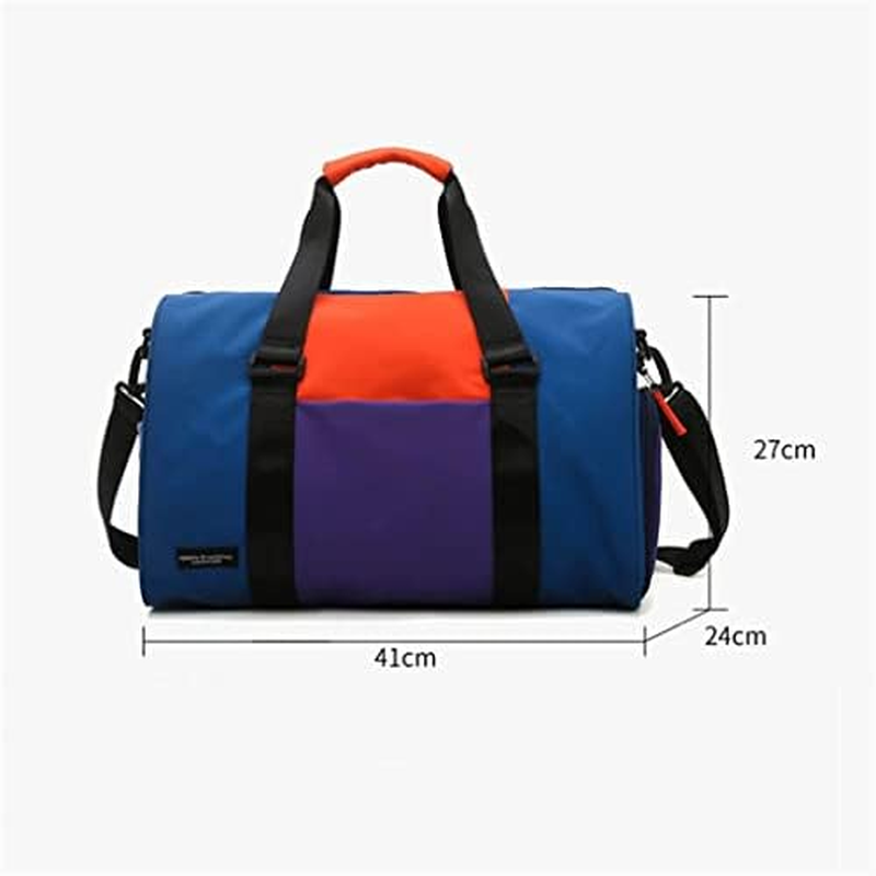 Ladies Sports Bag Travel Bag Diagonal Bag Suitcase Handbag Luggage Yoga Shoulder (Color : A, Size : 41 * 24 * 27Cm)