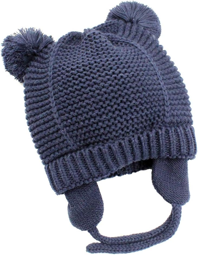 Baby Hat with Cute Earflap Warm Fleece Lining 0-36 Months Winter