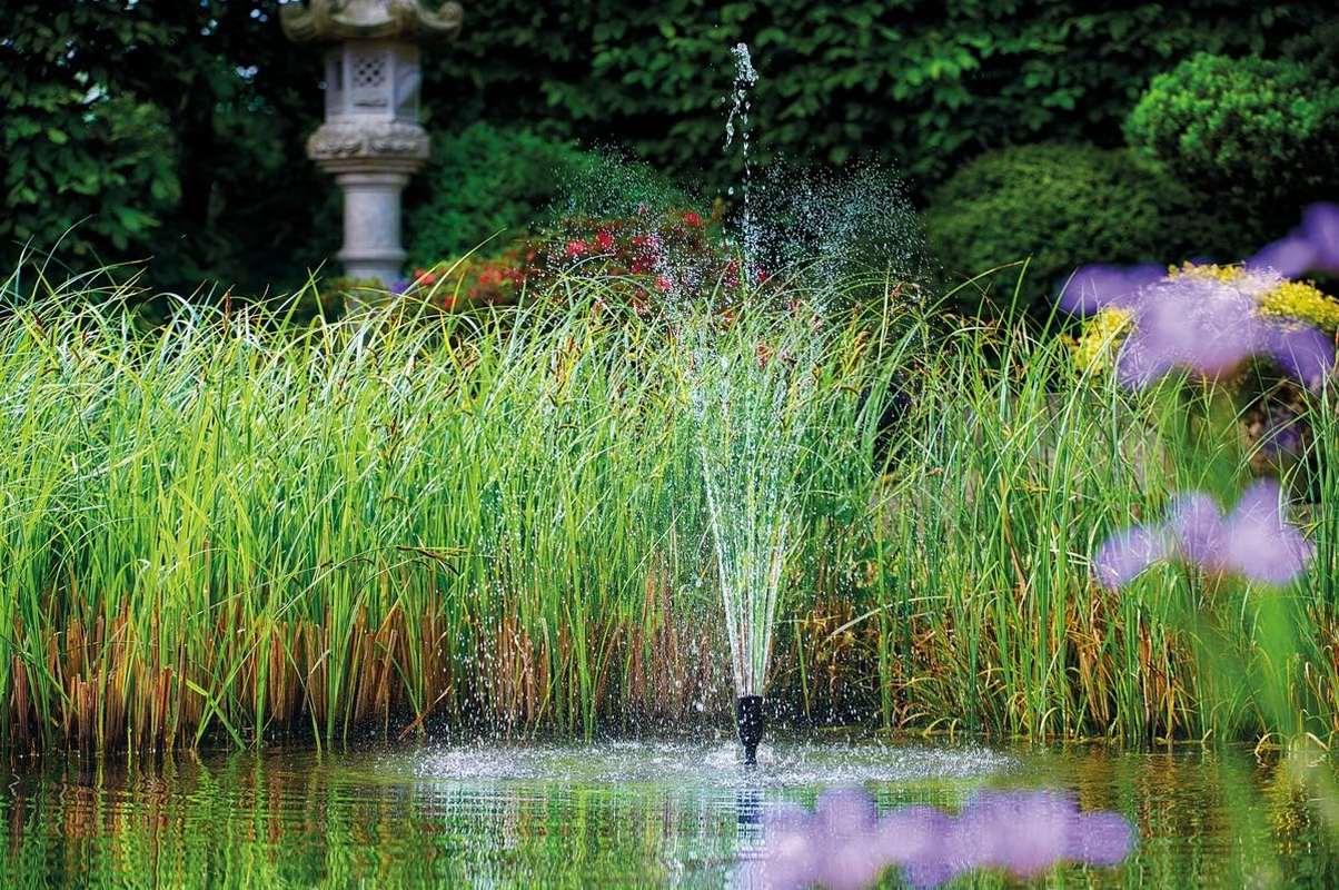 OASE Aquarius Fountain Set Classic 2000 E - Water Feature Pump Set, Pond Pump, Energy Saving Pump, Black image number 3