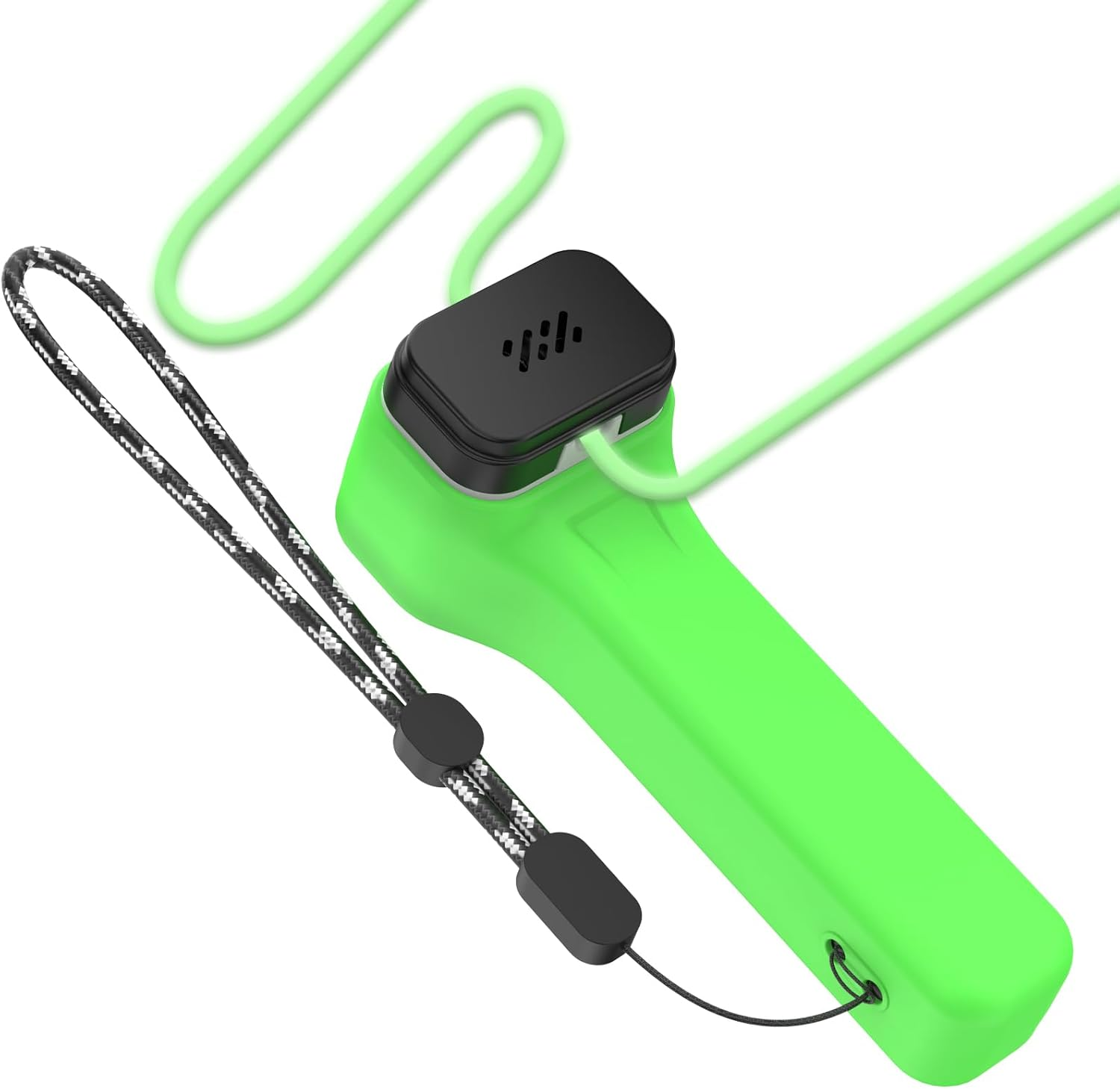 Silicone Case Cover for Loop Lasso Nano String Shooter Toy,Anti Slip Shockproof Protective Case Compatible Loop Lasso Nano String Shooter Toy, Cover for String Shooter Toy with Lanyard (Black)