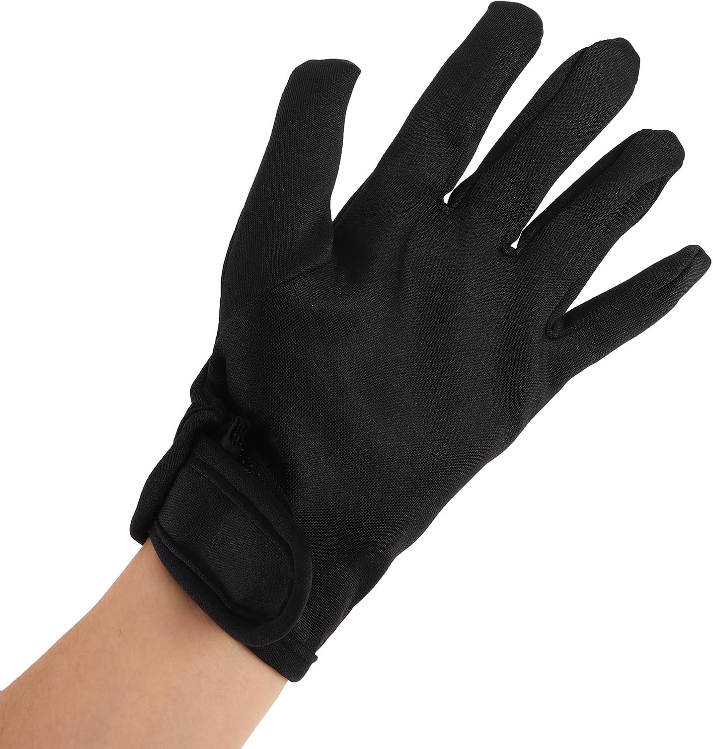 COSMEVIVI 1 Pair Hair Styling Gloves: Heat Resistant Full Finger Barber Gloves Reusable Curling Wand Heat Protector for Hair Stylist Supplies image number 3