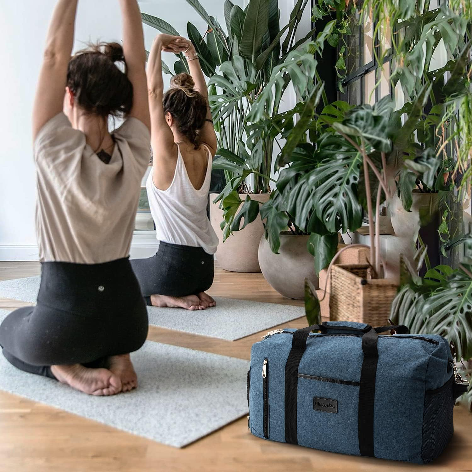 Sport Duffle Bag Sports Gym Bag with Shoes Compartment image number 2