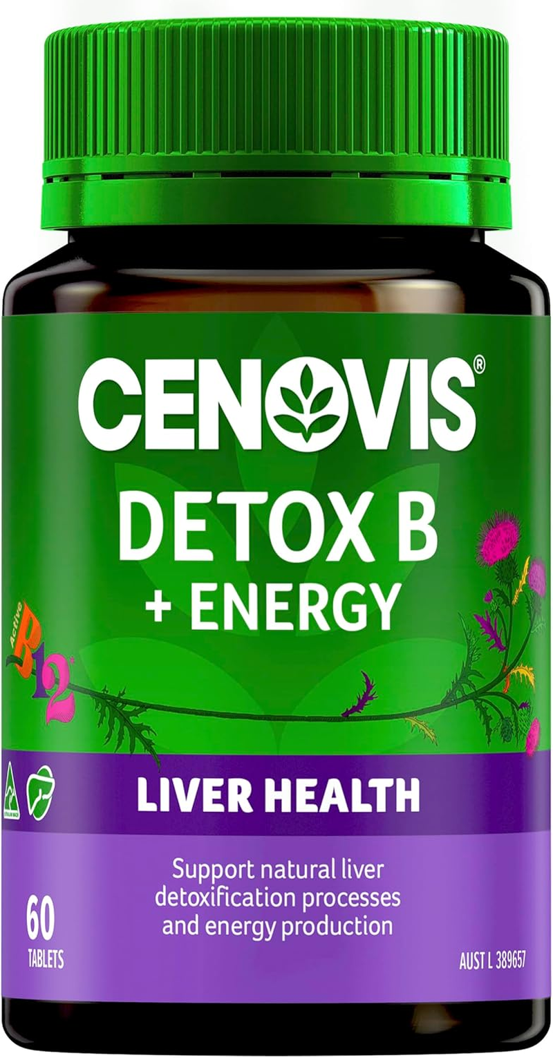 Cenovis Detox Vitamin B + Energy 60 Tablets