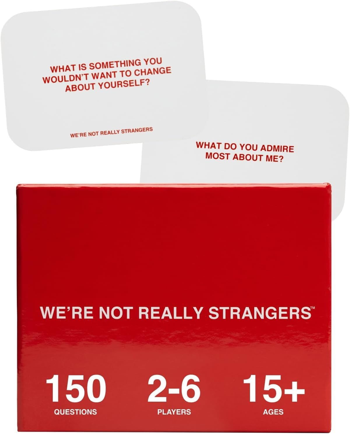 AJS We'Re Not Really Strangers Card Game for Meaningful Connections Portable Travel and Family Fun Game image number 2
