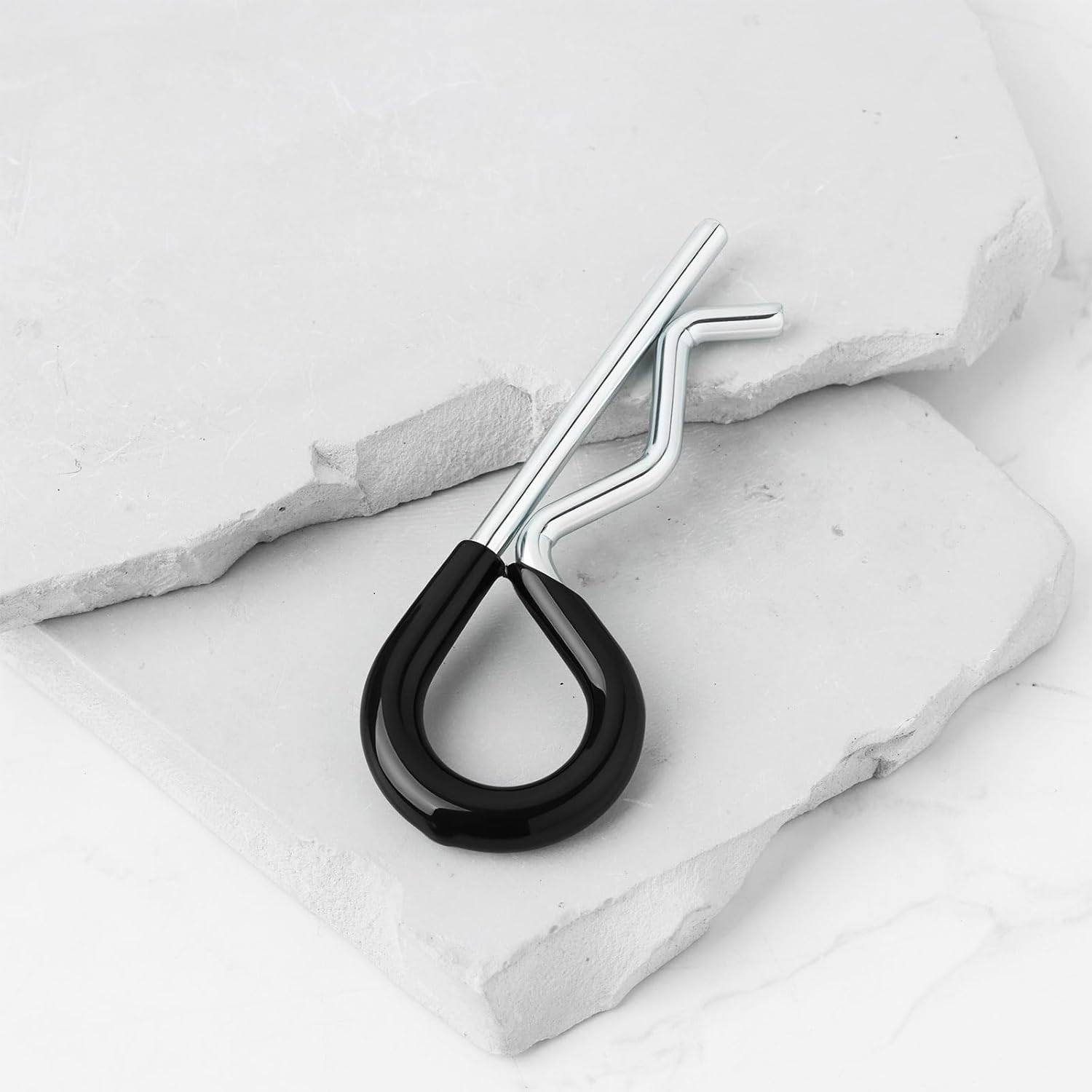 3Pcs Trailer Hitch Pin Clip with Vinyl-Coated for 1/2Inch and 5/8Inch Hitch Pins image number 1