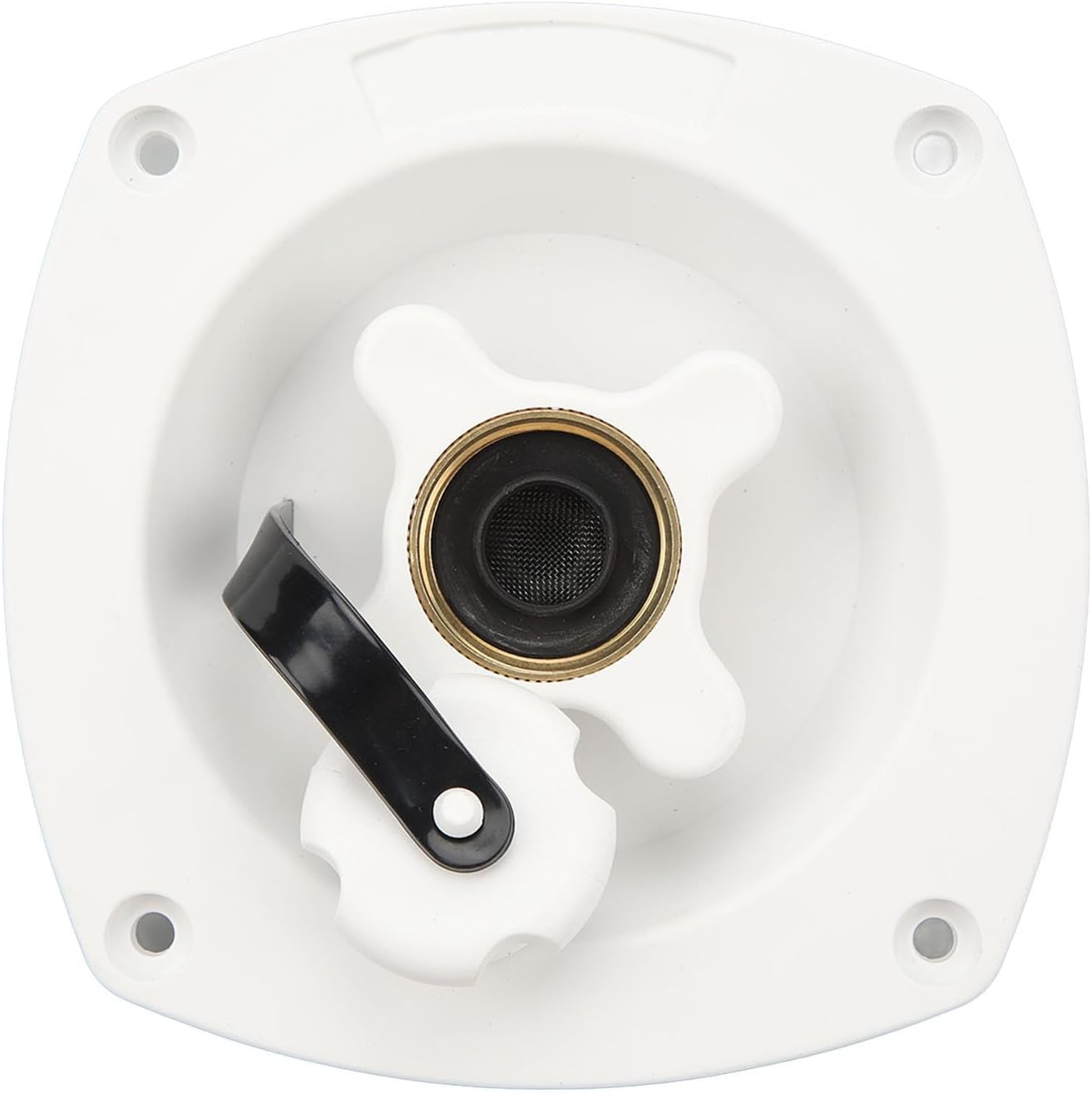 Mains Water Inlet with Pressure Regulator, Wall Mount Pressure Regulated Water Entry for Caravan, RV, Boat, Built-In Check Valve Tank Hatch Reduce Pressure Regulator Filler Entry image number 5