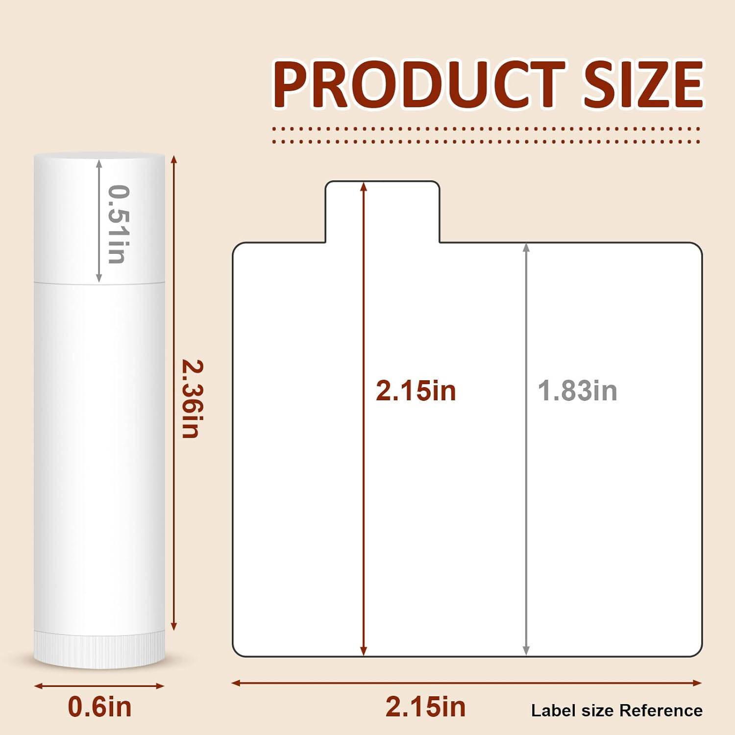 VISRIE 240 Pack Lip Balm Unlabeled, Natural Lip Balm Bulk Blank Tube, Personalized Lip Balms for Party Favors Adults and Bridal Shower Favors or Baby Shower Gifts-5 Flavors image number 2