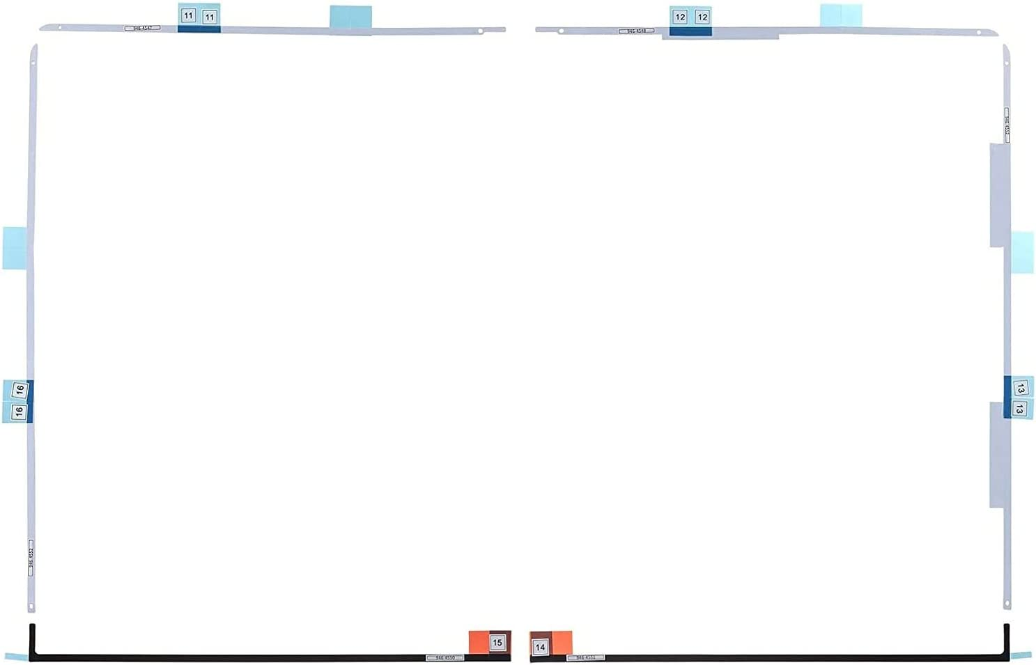 LCD Display Screen Adhesive Strips Tape 076-1444 076-00009 076-1419 Compatible for Imac 27" A1419 (Late 2012- Mid 2017)