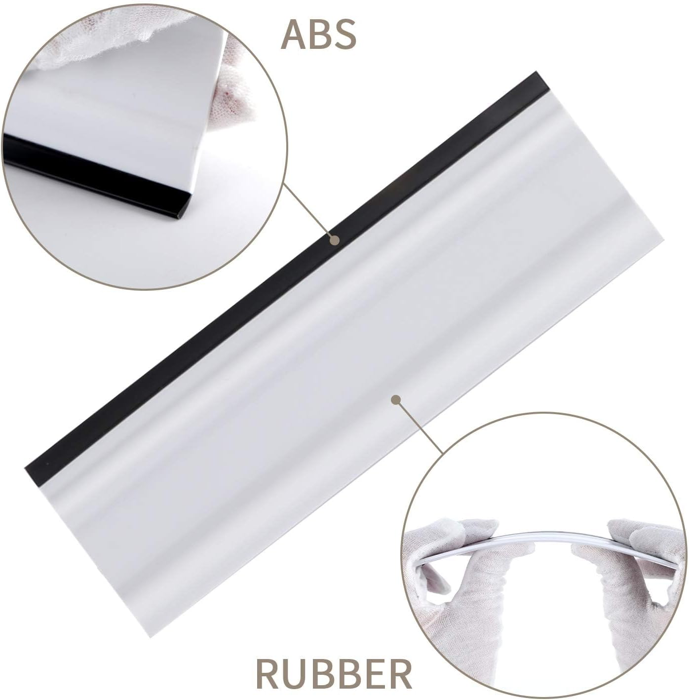 Car Window Film Tinting Tools, Auto Vinyl Wrap Installation Kit, Precut/Auto Tint Kit, 8 in 1 with Felt Squeegee&Felts, Window Tint Squeegee, Vinyl Squeegee, Utility Knife&Blades image number 5