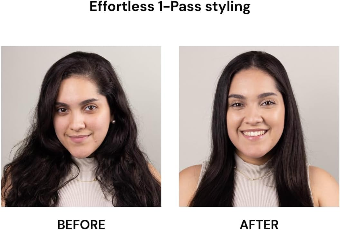 L'ANGE HAIR Le Ceramique 1-Pass Flat Iron Hair Straightener | Fast Heating Ceramic Flat Iron | Best Hot Tools Hair Straightening Iron to Lock in Moisture & Shine | Professional Hair Iron Straightener image number 5