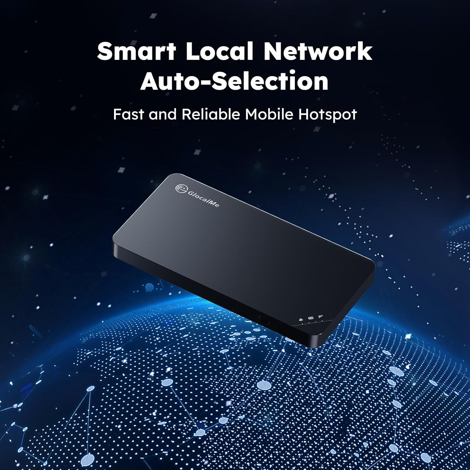 Glocalme U3 4G LTE Mobile Hotspot, Portable Wifi Hotspot for Travel in 200+ Countries, No SIM Card Needed, Smart Local Network Auto-Selection with Global 1GB Data 30 Days, Pocket Wifi (U3 White) image number 4