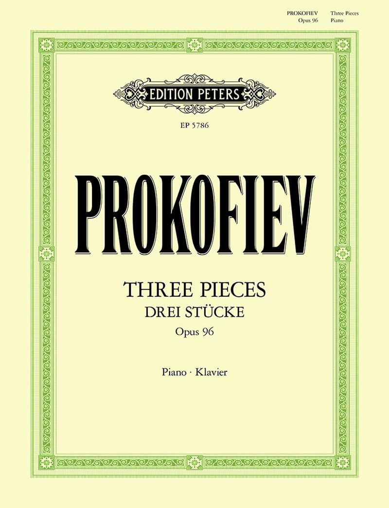 Prokofiev: Three Pieces for Piano Op. 96 (1941/42) (EP5786) image number 1