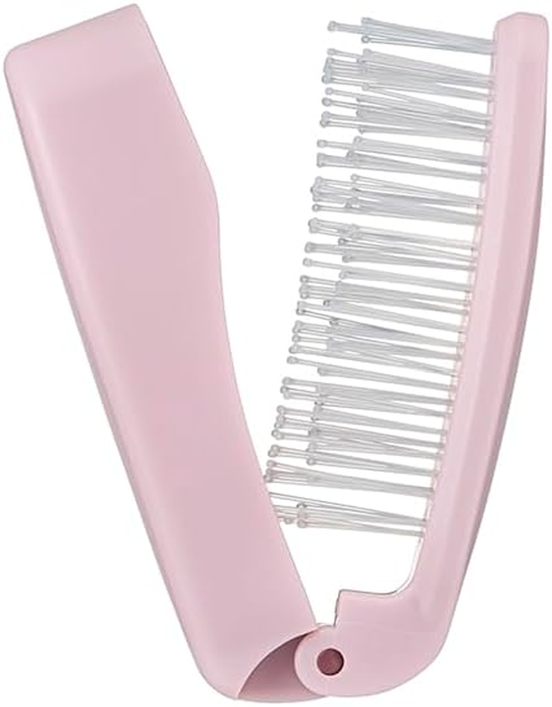 Mapepe Detangling Brush [Folding Pocket] Dusty Pink MAPEPE image number 1