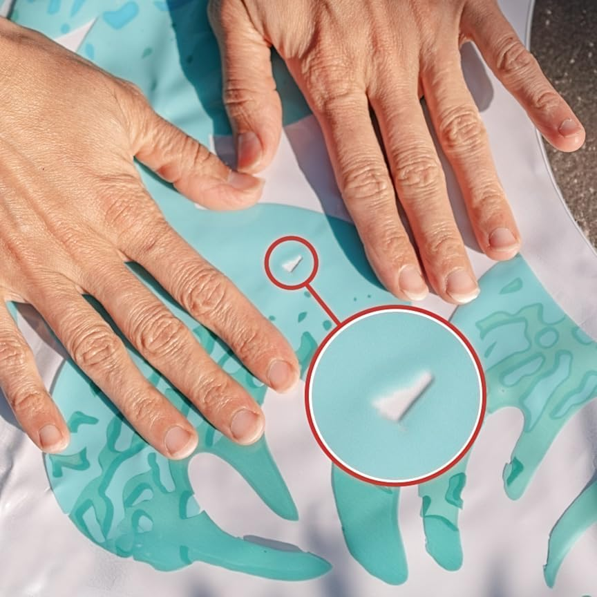 Gear Aid Tenacious Tape Flex Patches for Vinyl and Fabric Repair, Clear, Two 3" X 5" Patches image number 1