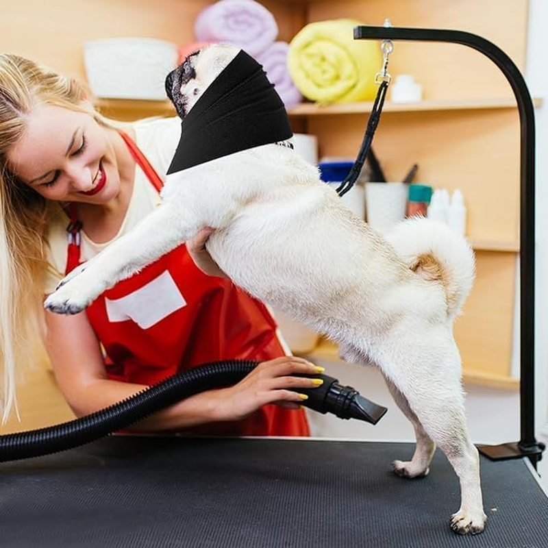 Quiet Ears for Dogs, 2PCS Cat Dog Hoodies Hat for Noise Block Ear Protection and Recovery, the Grooming and Force Drying Miracle Tool for Anxiety Relief & Calming Dogs (Black, M)