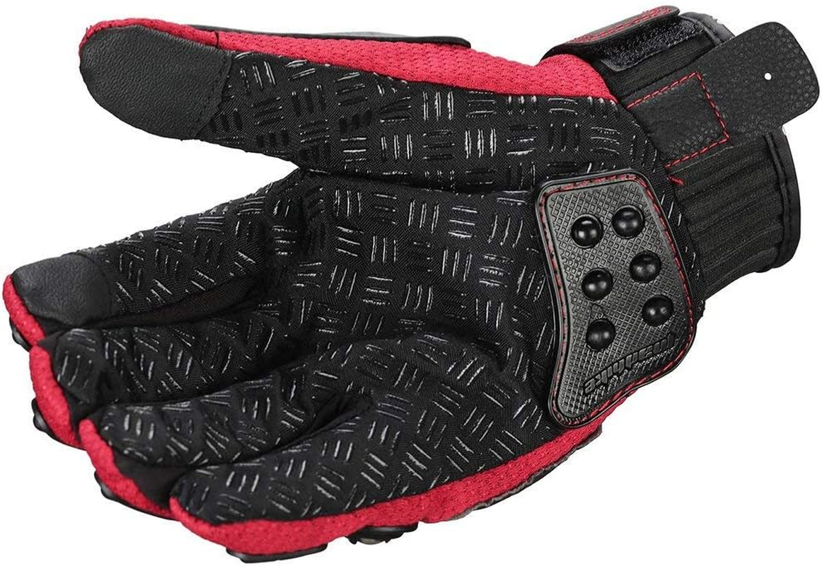 Outdoor Glove Steel Knuckle Motorcycle Motorbike Powersports Safety Gloves image number 2