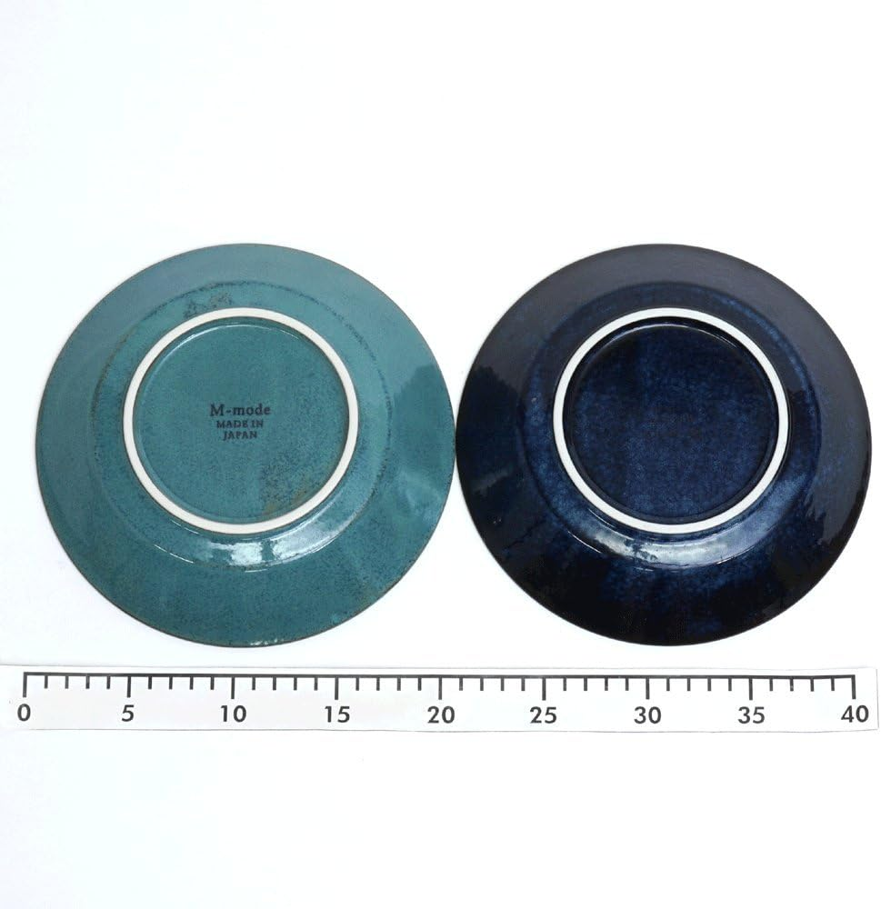 Marusankondo 01563 Curry Plate, Blue, Green, Plate, &Phi;8.1 X H1.6 Inches (20.5 X 4 Cm), Moroccan Curry Set image number 3