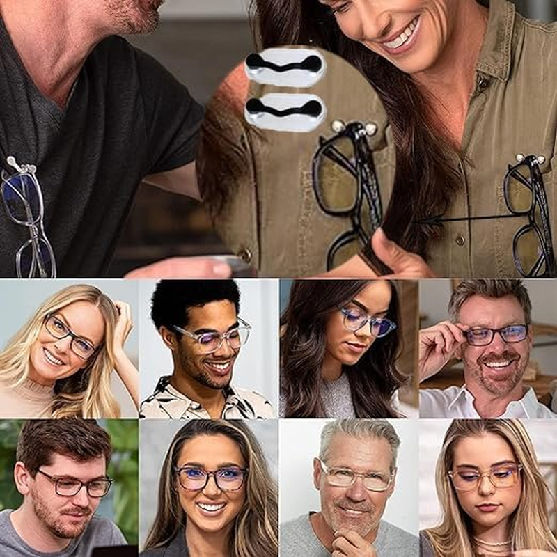 Magnetic Eyeglass Holder, 1Pack Magnet Pin, Pins for Clothes Shirt,Magnet Badge Holder image number 5