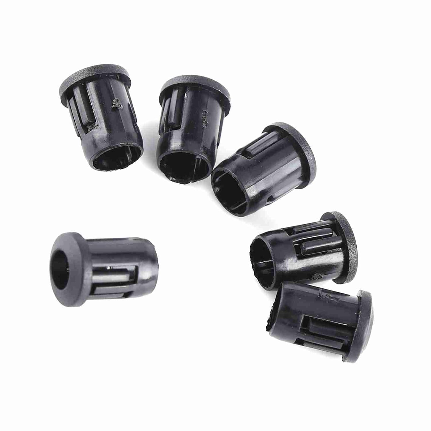 3Mm 5Mm 8Mm 10Mm LED Sockets, 50Pcs Lamp Socket Diode Holder Plastic Black Clamp/Holder Bezel Mount for Household (5Mm)