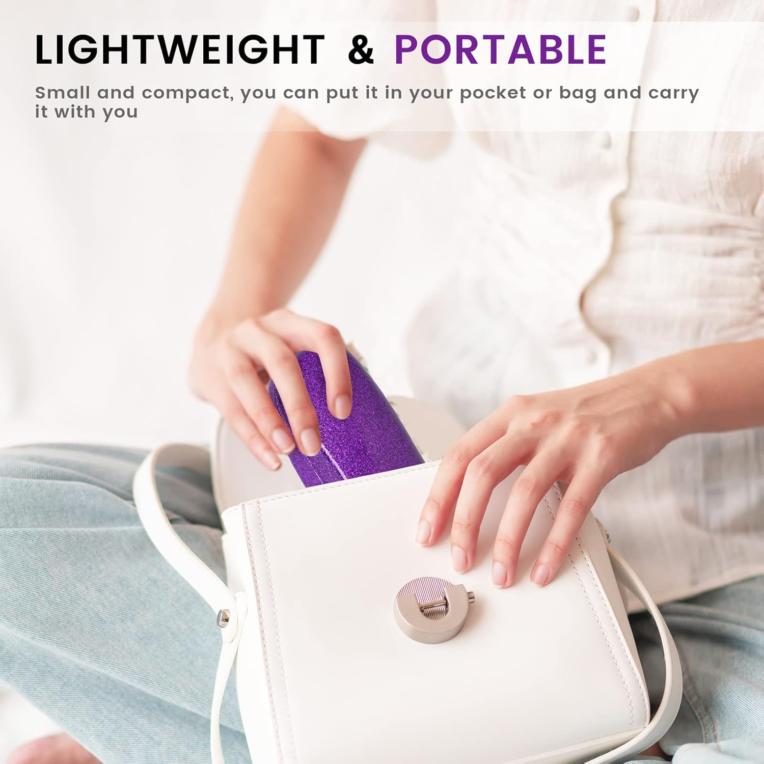 Molshine Bling Hard Shell Glasses Case,Portable Sparkling Shiny Eyeglass Case for Men Women Girl Travel Study Work image number 2