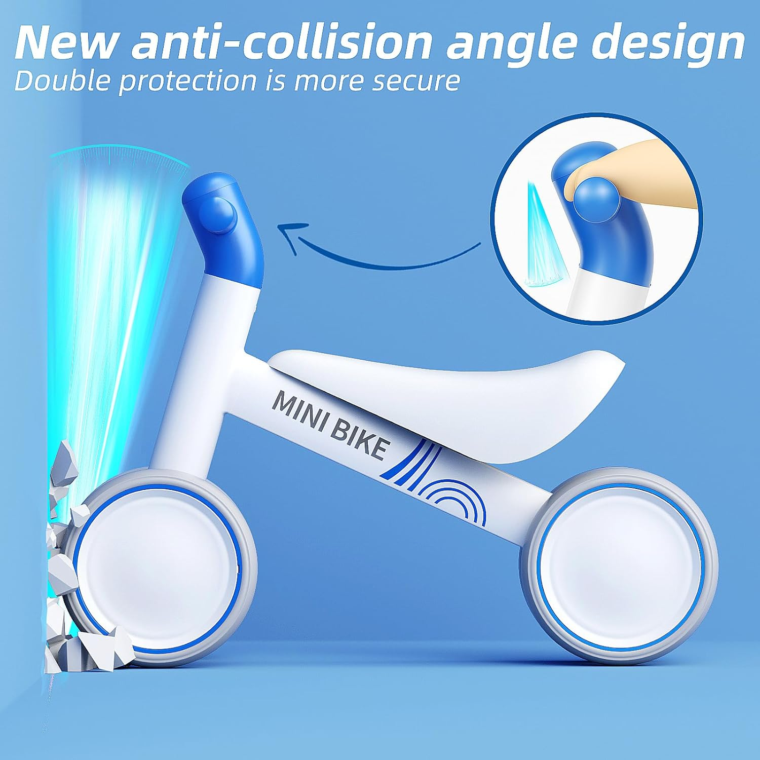 FAYDUDU Balance Bike for 1 Year Old Ride on Toy for 1 2 Years Old First Bike for Girls Boys Baby Bike Walker No Pedals Toddler Trike for 10-24 Months image number 6