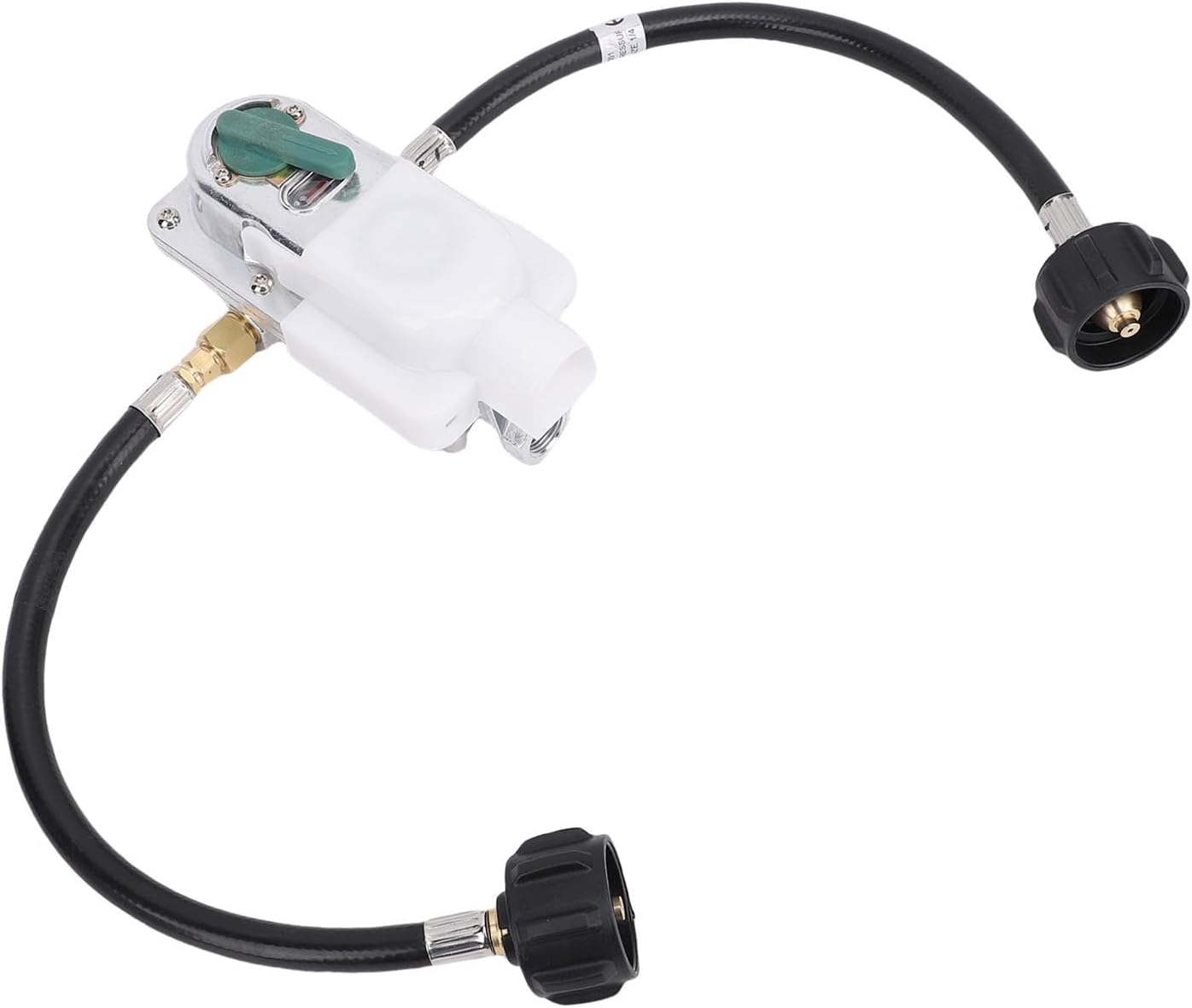 2 Stage Auto Changeover RV Gas Regulator with 12 Inch Pigtail Hose 250PSI 287500BTU for Trailers, Dual Stage Pressure Regulation, Automatic Switch Feature, Metal and Rubber image number 5